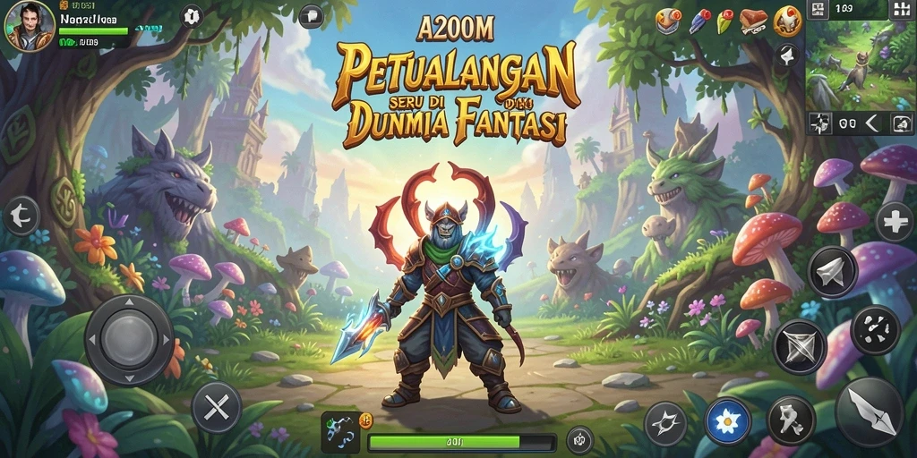 Tampilan gameplay A200M yang memukau dan penuh aksi.