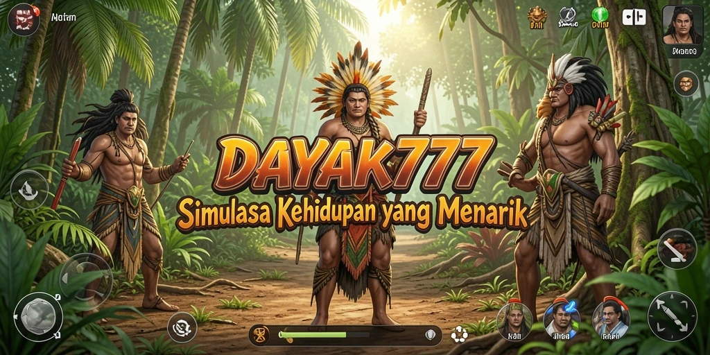 Tampilan gameplay menarik dari game simulasi DAYAK777.