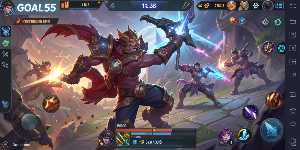 Gameplay menarik dan strategis di GOAL55.