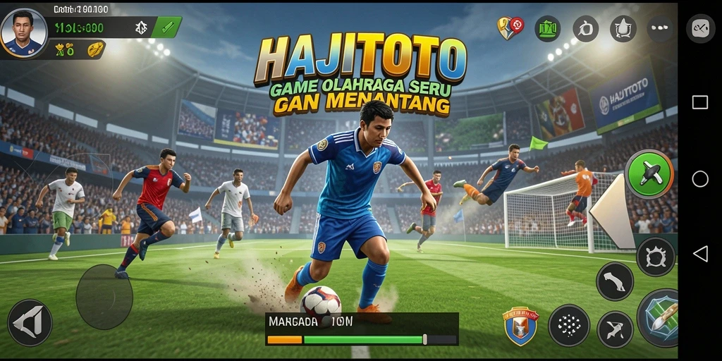 Gameplay menantang dengan grafik realistis dalam HAJITOTO.