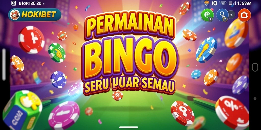 Screenshot menampilkan gameplay Bingo yang seru dan interaktif.