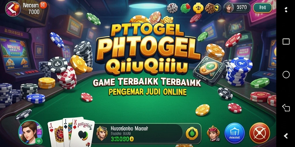 Screenshot utama PTTOGEL menampilkan gameplay seru QiuQiu.