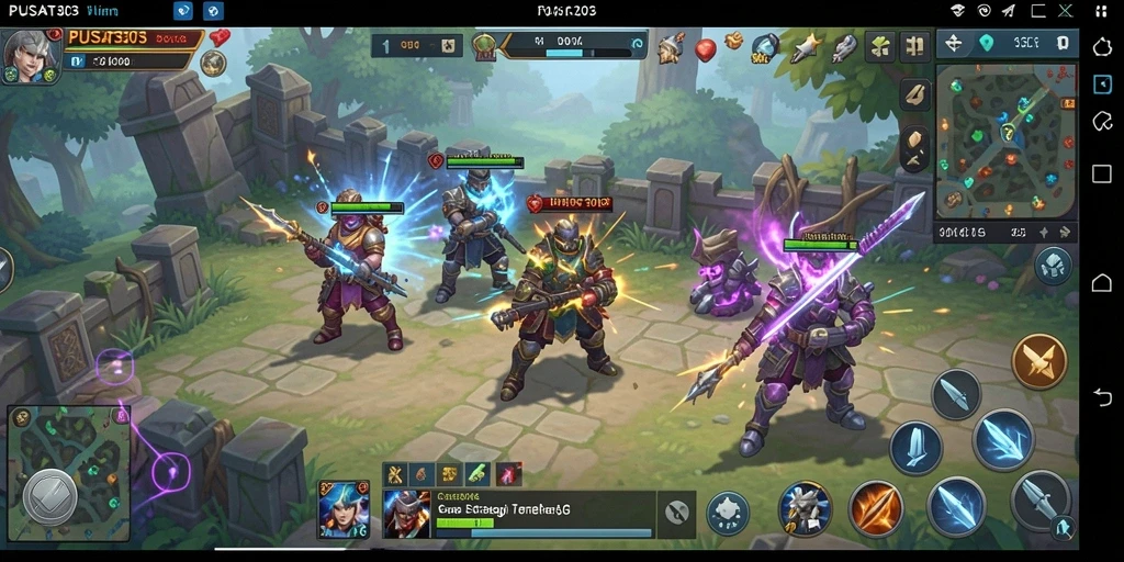 Tampilan gameplay PUSAT303 yang menegangkan dan strategis.