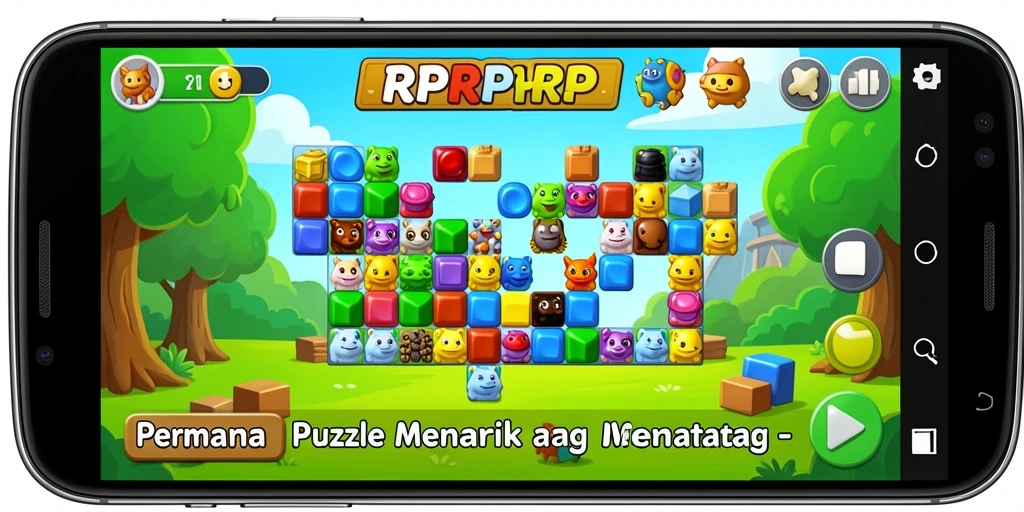 Tampilan gameplay RPRPRP yang menarik dan penuh tantangan.
