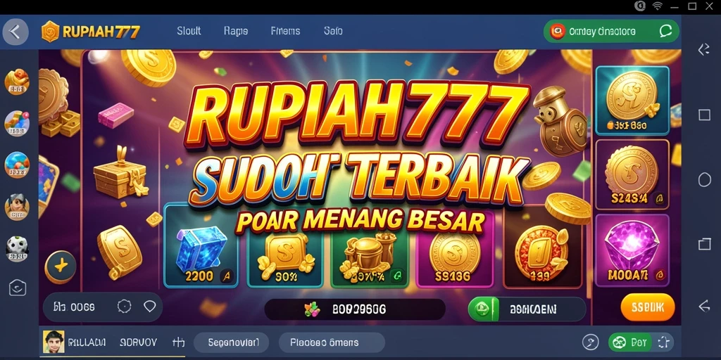 Tampilan screenshot utama RUPIAH777 saat gameplay Slot.