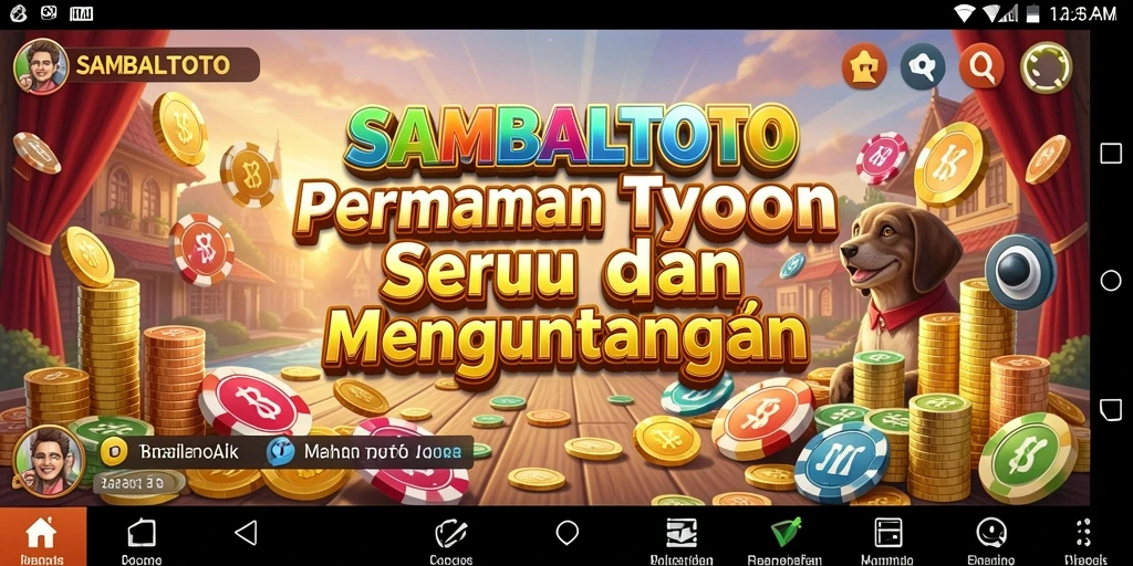 Screenshot utama SAMBALTOTO menunjukkan gameplay Tycoon yang menarik.