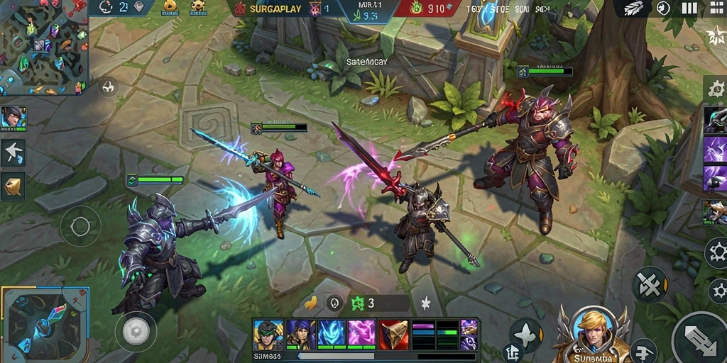 Tampilan menakjubkan dari gameplay SURGAPLAY dengan aksi seru.