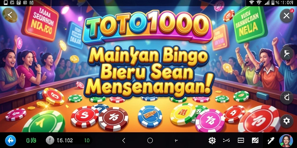 Tangkapan layar permainan Bingo yang seru di TOTO1000.